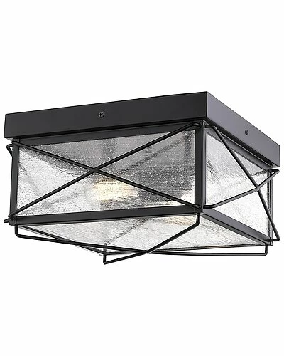 Millennium Lighting Robinson Black Outdoor 2-Light Flush Mount Home 1 Millennium Lighting Robinson Black Outdoor 2-Light Flush Mount Home