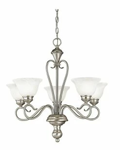 Millennium Lighting Devonshire Nickel 5-Light Chandelier Home