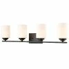 Millennium Lighting Durham Black 4-Light Vanity Home