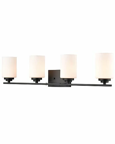 Millennium Lighting Durham Black 4-Light Vanity Home 1 Millennium Lighting Durham Black 4-Light Vanity Home