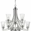 Millennium Lighting Natalie Nickel 9-Light Chandelier Home