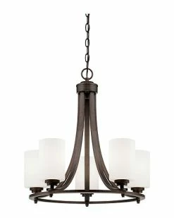 Millennium Lighting Bristo Bronze 5-Light Chandelier Home