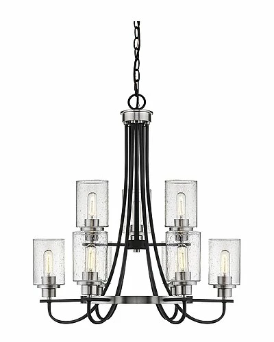 Millennium Lighting Clifton Black 9-Light Chandelier Home 1 Millennium Lighting Clifton Black 9-Light Chandelier Home