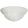 Millennium Lighting White 3-Light Flush Mount Home