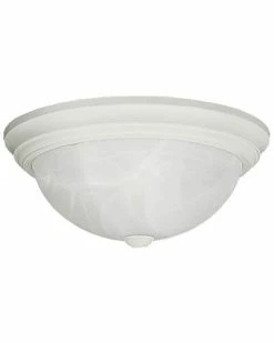 Millennium Lighting White 3-Light Flush Mount Home
