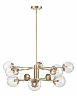 Millennium Lighting Avell Gold 10-Light Chandelier Home
