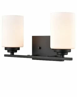 Millennium Lighting Durham Black 2-Light Vanity Home
