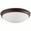 Millennium Lighting Bronze 3-Light Flush Mount Home