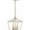 Millennium Lighting Gold 4-Light Pendant Home