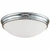 Millennium Lighting Chrome 3-Light Flush Mount Home